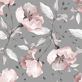 Gray Pink Roses Wallpaper